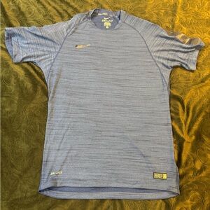 Nike Men's Heathered Blue Dri-FIT Tee